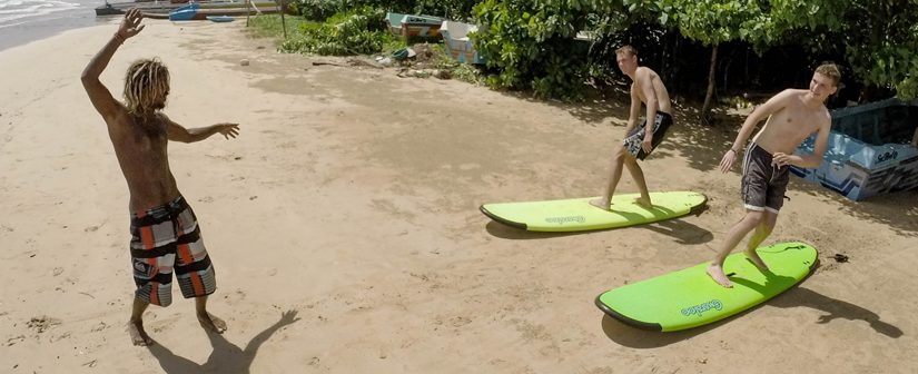 Surfing lessons Sri Lanka
