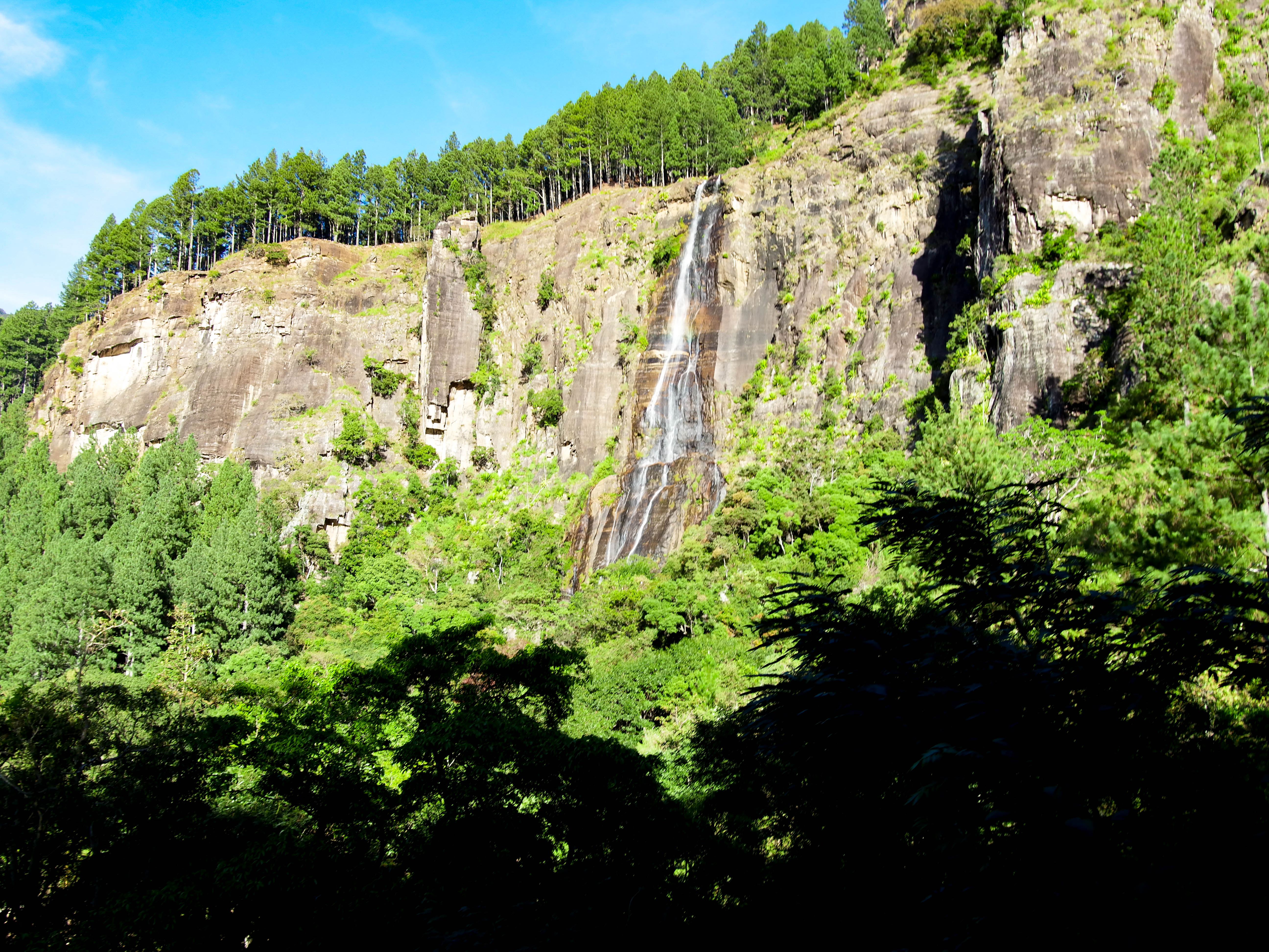 Bambarakanda waterfall at Ohiya Sri Lanka