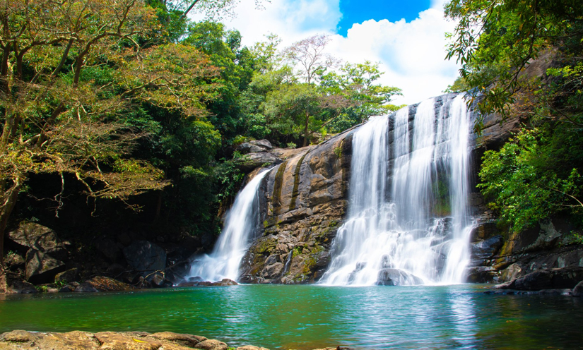 Sera Ella waterfall at Matale, Riverstone