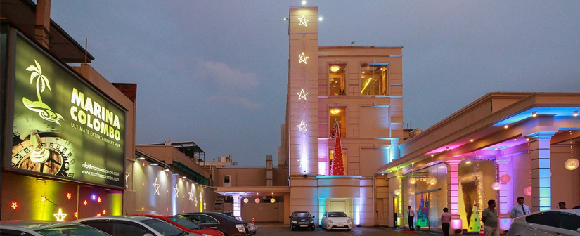 Marina. Casino in Colombo Marine Drive