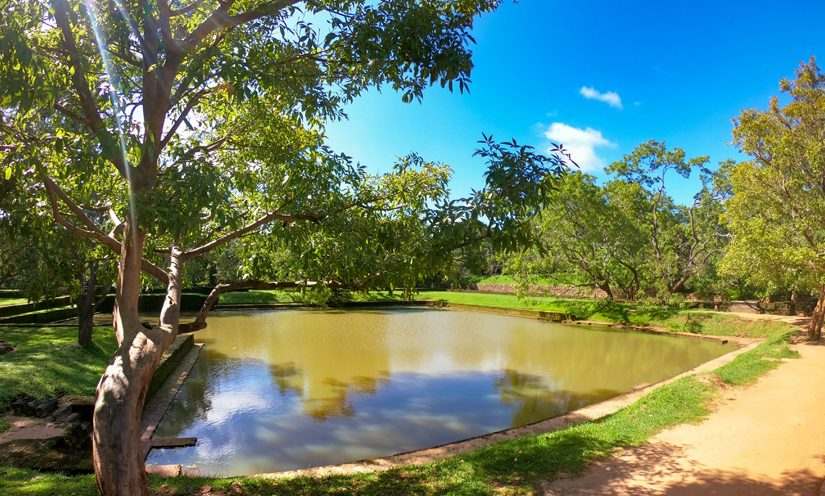 Sigiriya Sri Lanka features a series of gardens