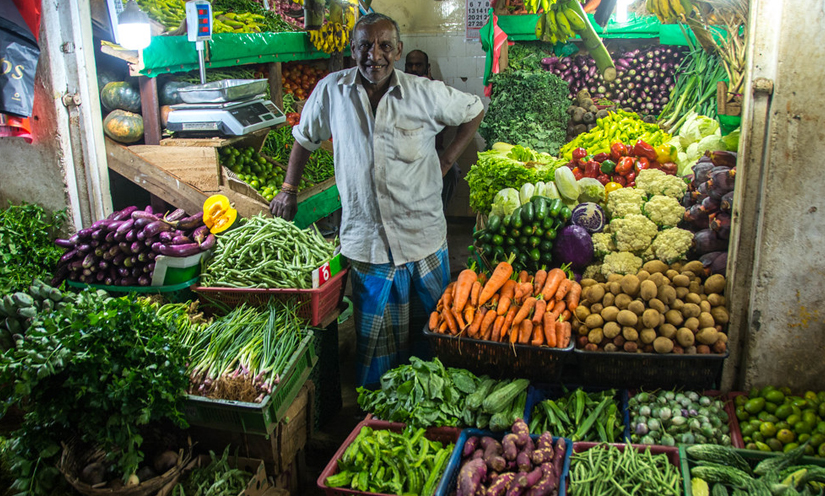 Sri Lanka vegetable seller